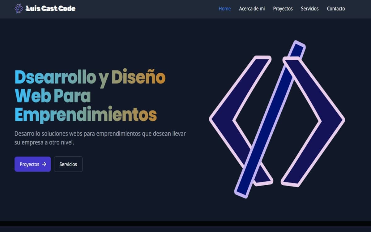 Desarrollo de mi propia web portafolio, hecha con react, nextjs y framer motion.